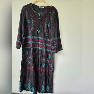 Gat Rimon Embroidered Dress Estimated Large